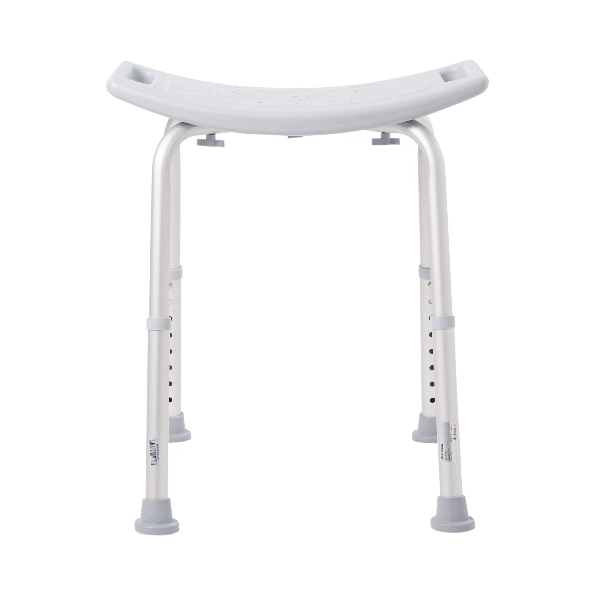 McKesson Bath Bench, Aluminum Frame with Plastic Seat - 19.25 in Seat Width, 1 Ct