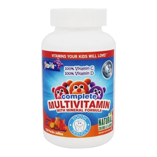 Yum-V's Complete Multivitamin with Mineral Formula Fruit Flavors Jellies For Kids, 120 Ea, 6 Pack