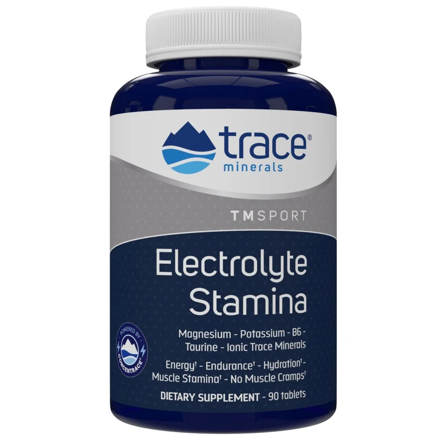 Trace Minerals Electrolyte Stamina Tablets Supplement, Sugar Free Electrolytes, 300 Tablets