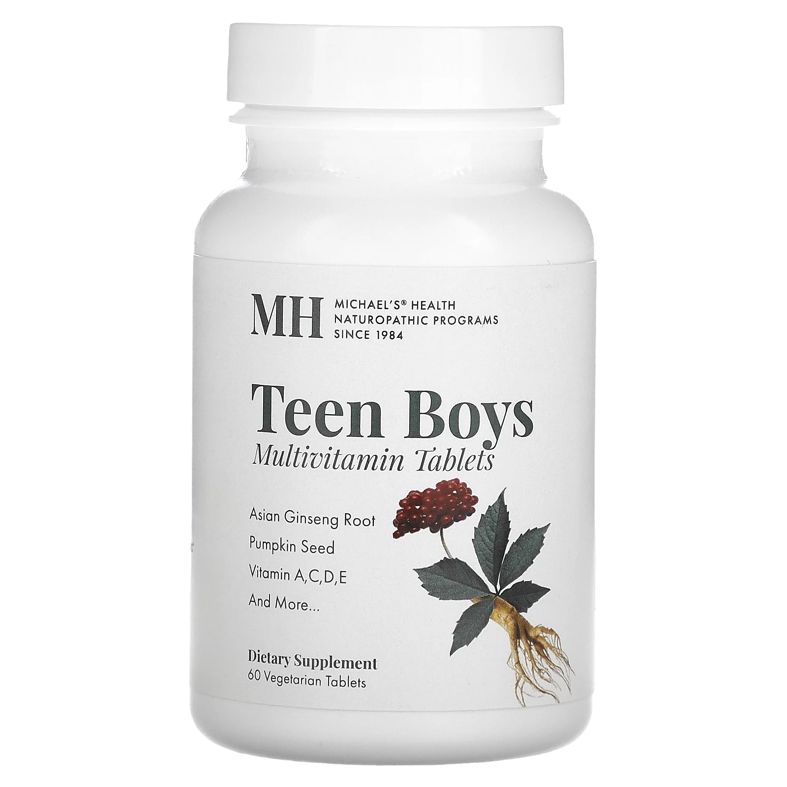 Teen Boys Multivitamin, 60 Vegetarian Tablets, Michael's Naturopathic