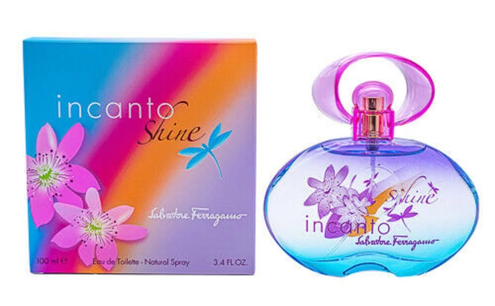 Incanto Shine by Salvatore Ferragamo 3.4 oz EDT Perfume for Women New In Box