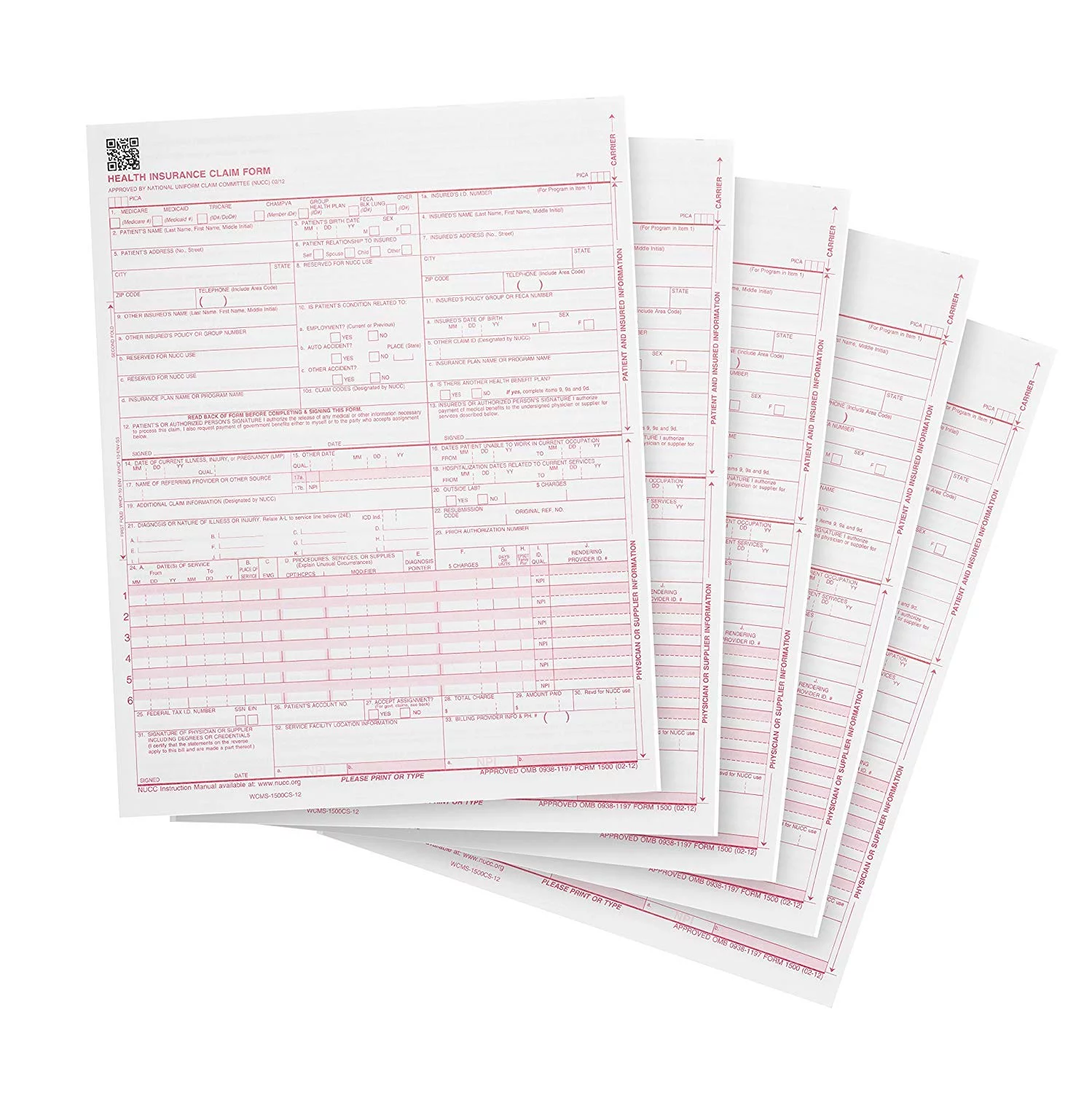 CMS 1500 Claim Forms