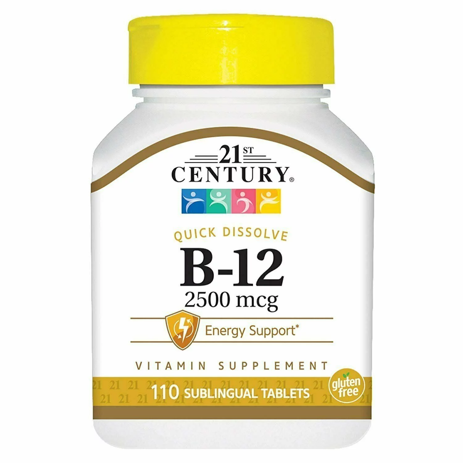 21st Century Century B-12 2500 Mcg Sublingual Tablets 110 ea (Pack of 2)