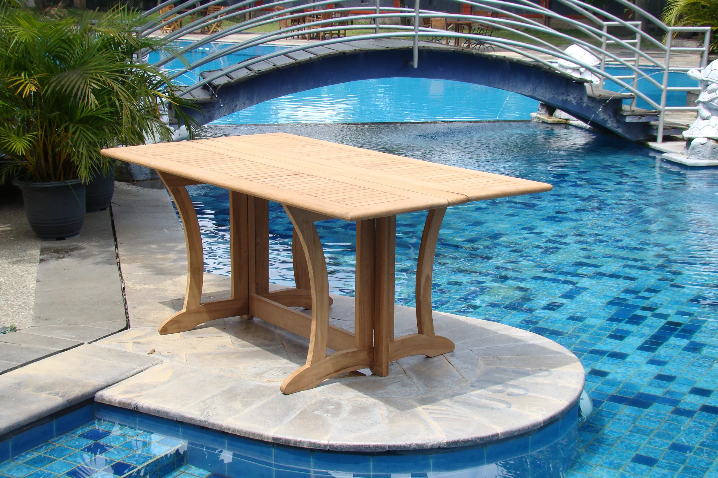 Teak Dining Set: 6 Seater 7 Pc: 69
