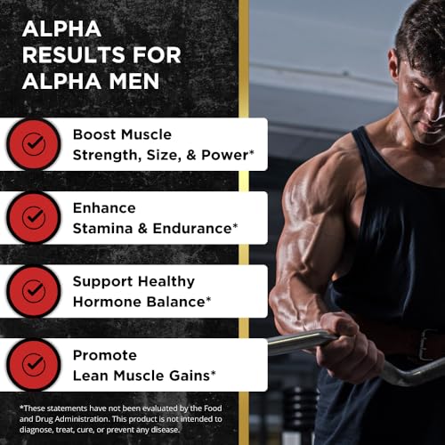 UNALTERED Anabolic Muscle Builder for Men - Growth, Size, Strength - Natural Muscle Building Supplement & Energy Booster - Tribulus Terrestris, Ginseng, Vitamin D3, Ashwagandha - 150 Capsules