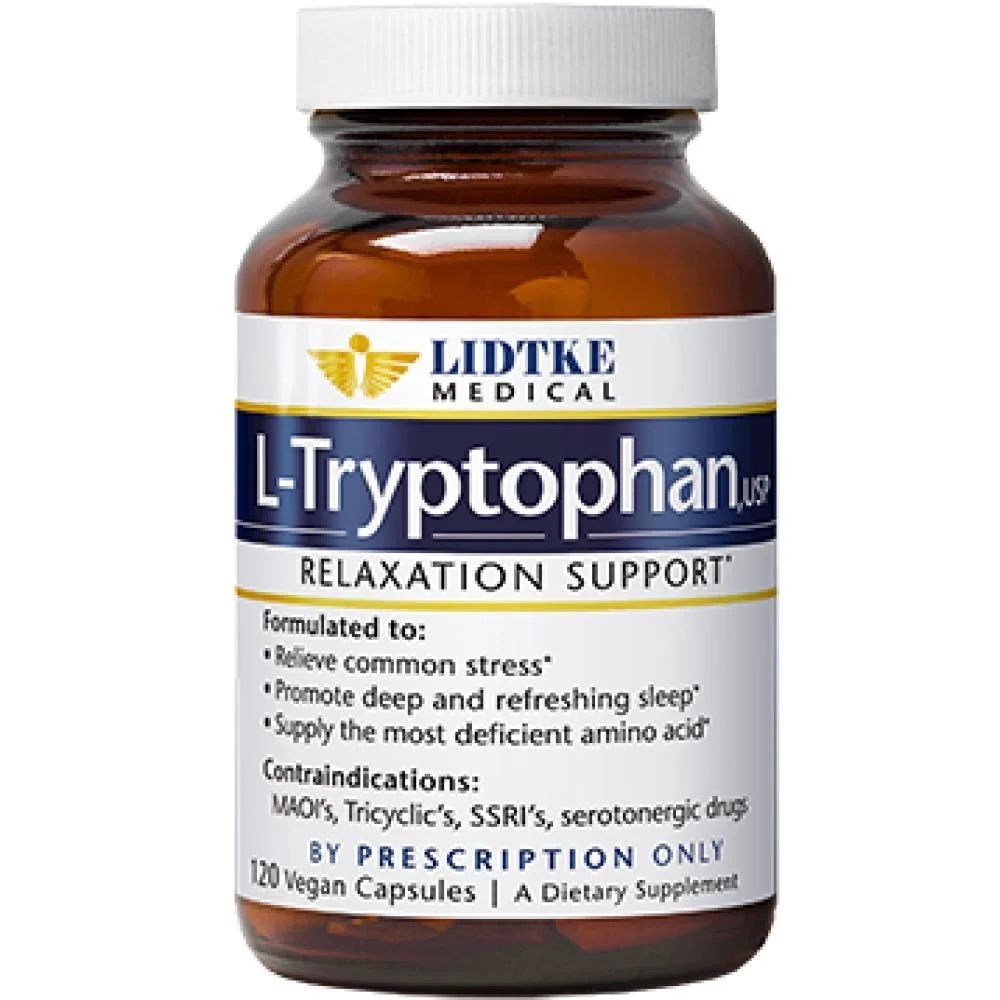 Lidtke Medical L-Tryptophan 120 vegcaps ASD ME