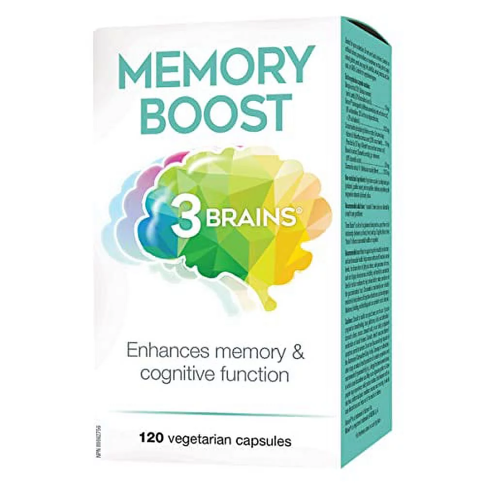 3 Brains Memory Boost 120Ct, 120 CT