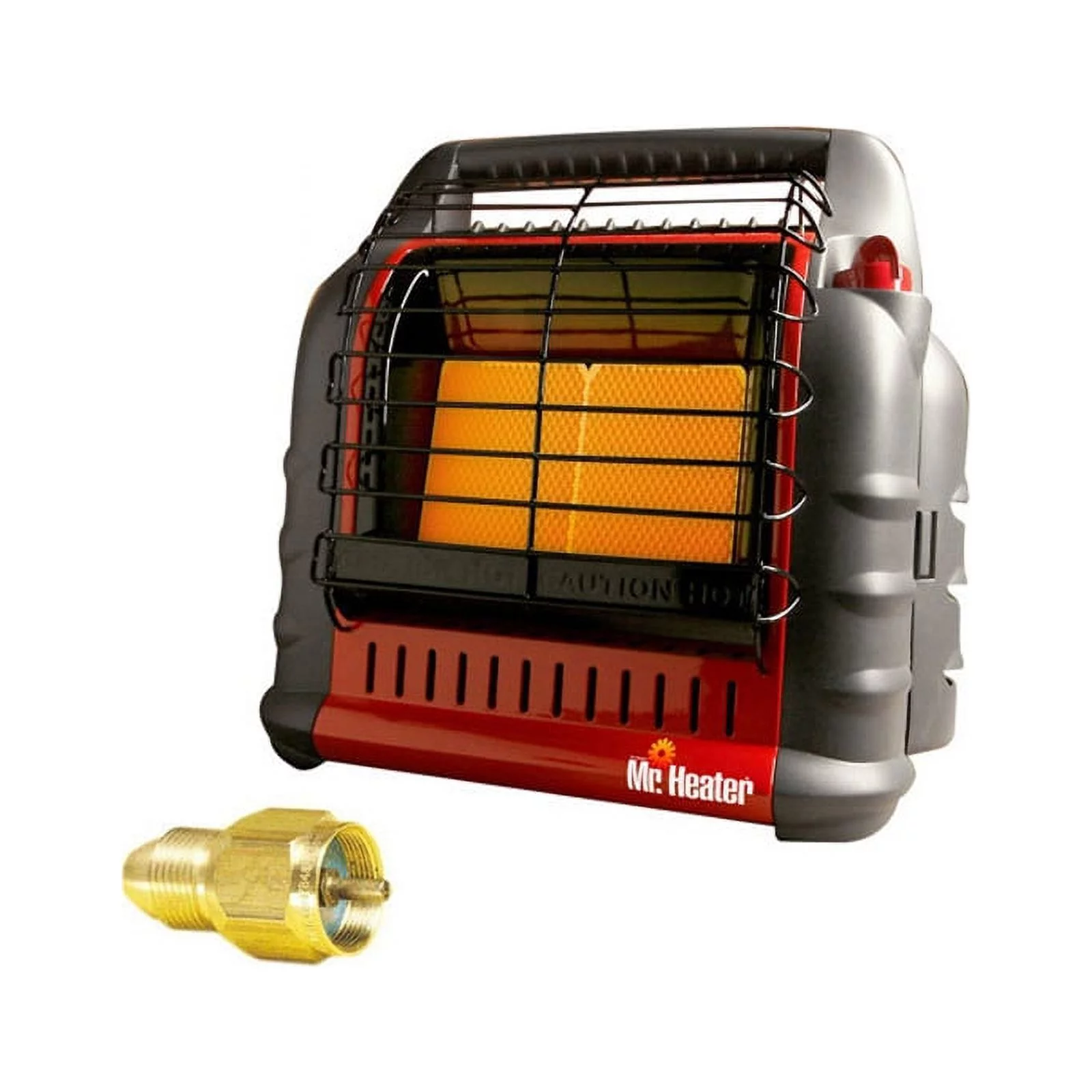 Mr. Heater Portable Big Buddy Propane Heater with Propane Tank Refill Adapter