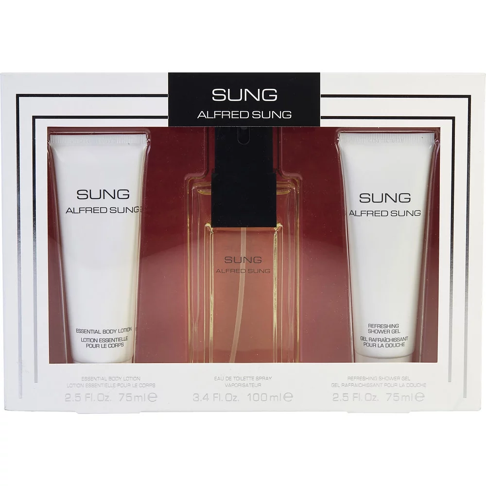 Alfred Sung Sung Perfume Gift Set for Women, 3 Pieces