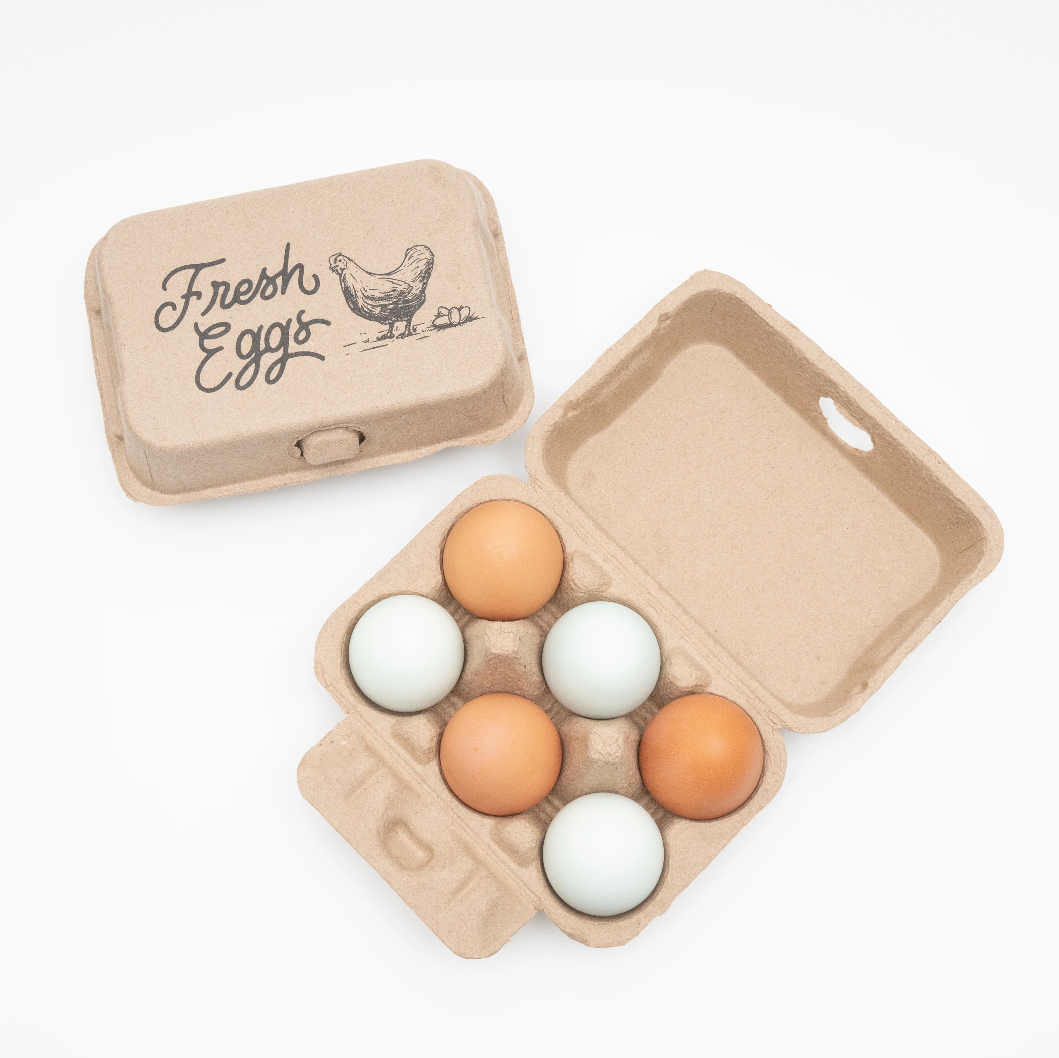 Hearty Produce Half Dozen Egg Cartons 