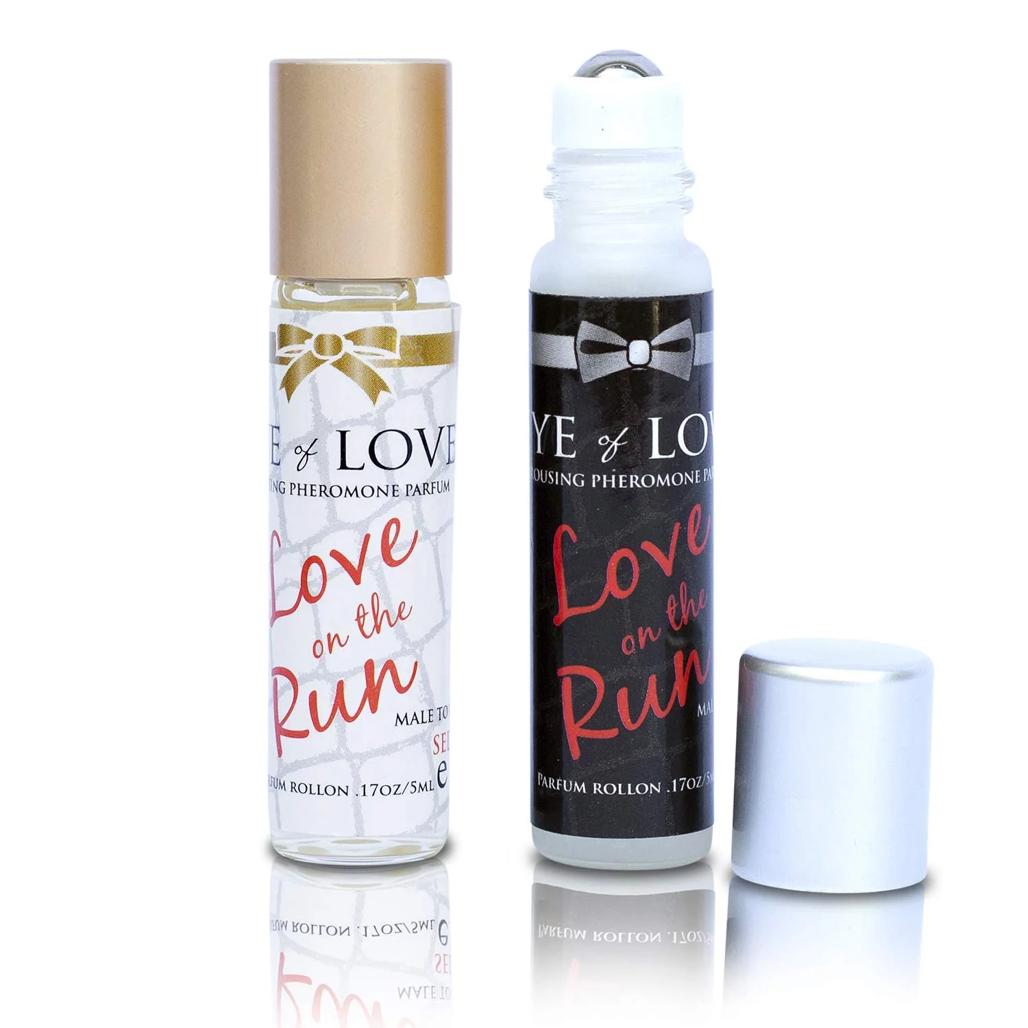 Eye Of Love - Double Pack of Rebel and Seduce Pheromone Perfumes for men and women - Extra Strength Human Pheromones Formula - 5ml each