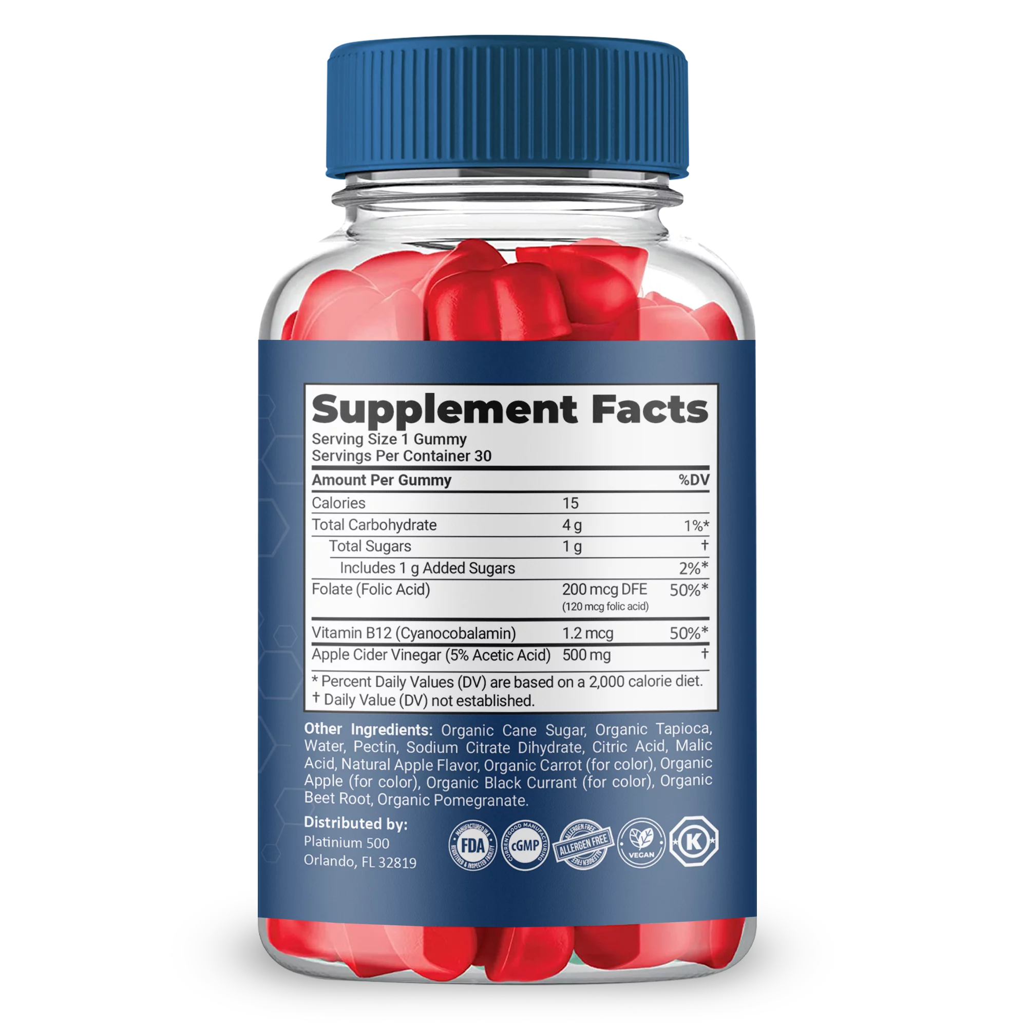 Full Body Health Keto ACV Gummies, Full Body Health Keto Plus ACV, Advanced Dietary Supplement (2 Bottles)