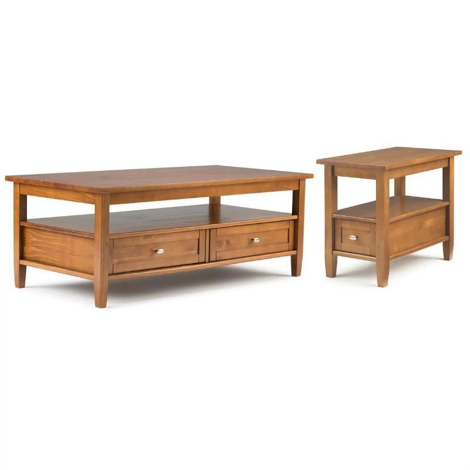 Home Square 2-Piece Set with Wood 48
