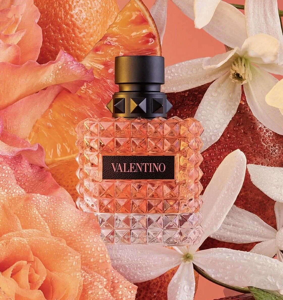 5 Mini 0.2 Oz Each Born In Roma Donna Yellow Dream Coral Fantasy Intense & Voce Viva Perfume Set Loose No Box Authentic Holiday Gift Set New