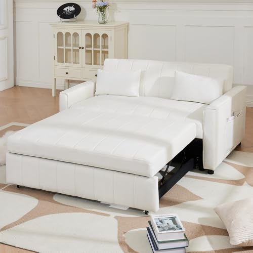Convertible Sleeper Sofa Bed, 55.51