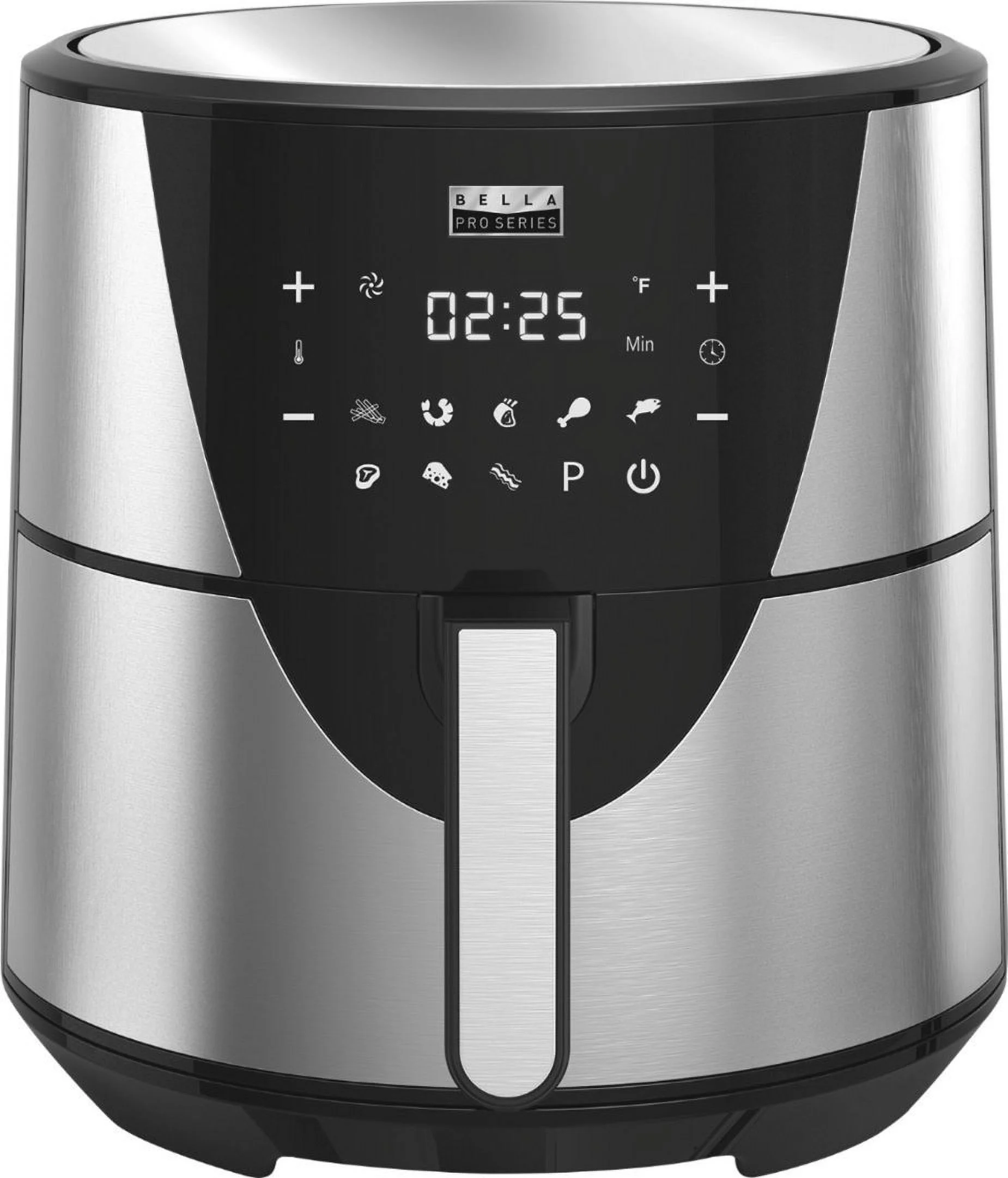 Pro Series - 8-qt. Digital Air Fryer - Stainless Steel