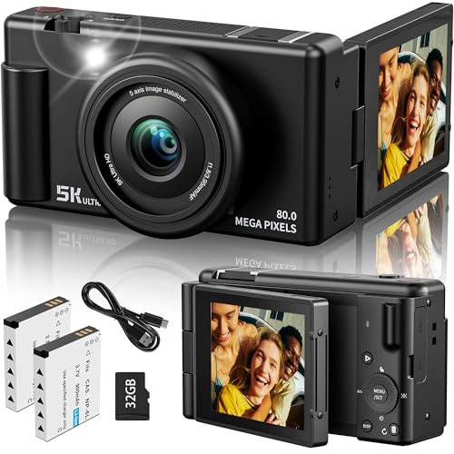 True 5K Digital Camera for Photography, Autofocus 64MP with 18X Digital Zoom 3