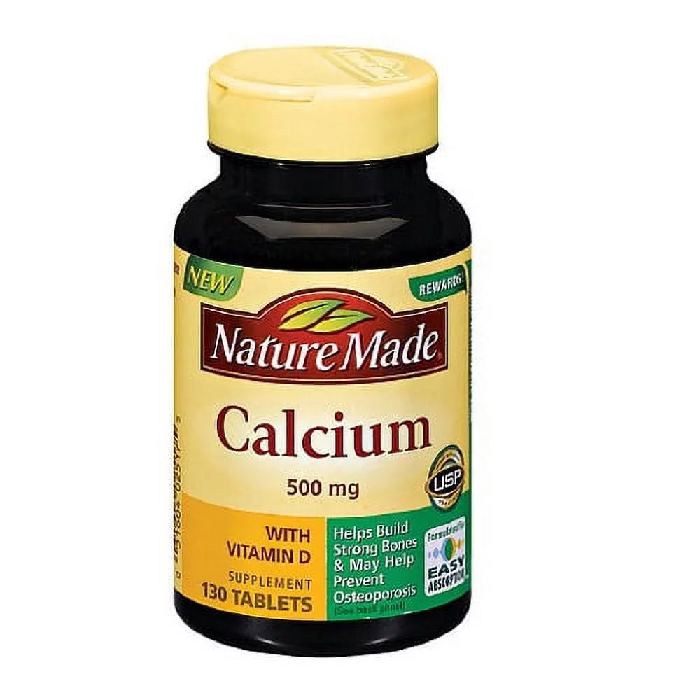 Nature Made Calcium 500 Mg Tablets - 130 Ea, 6 Pack