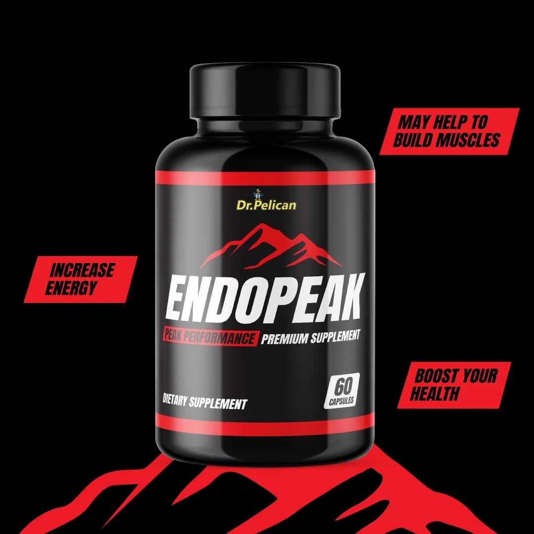 Endopeak- Bodybuilding & Weight Support- 2 Bottles- 120 Capsules- Dr. Pelican