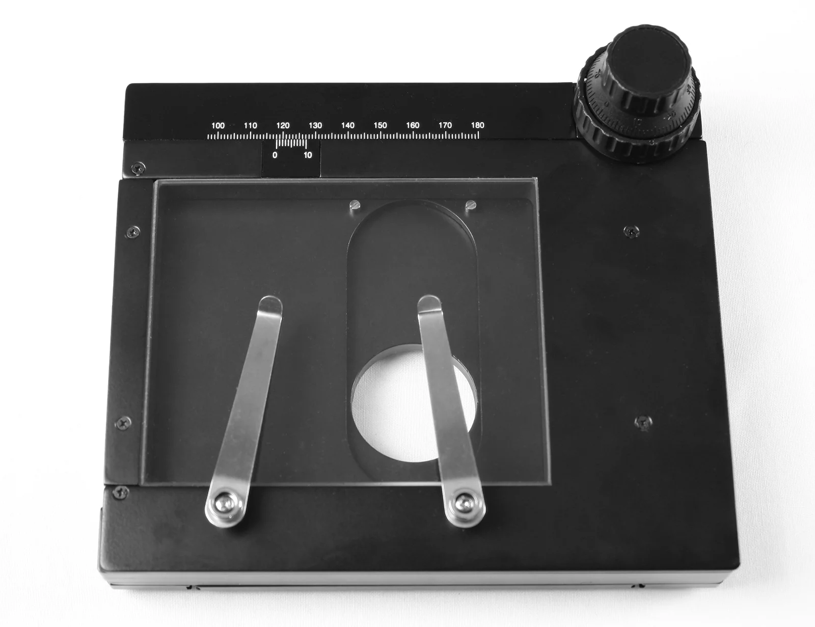 Vision Scientific VS-1FZ-IHL20-5N-MS Trinocular Zoom Stereo, 0.7x—4.5x Zoom, 3.5x—90x Magnification, LED Gooseneck Dual Light, 5.0MP Digital Eyepiece Camera, Mechanical Stage with Glass Stage Plate