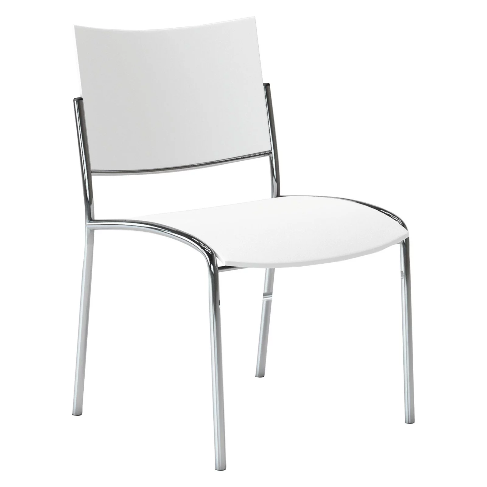 Mayline Escalate Series Chair in Black (Set of 4)