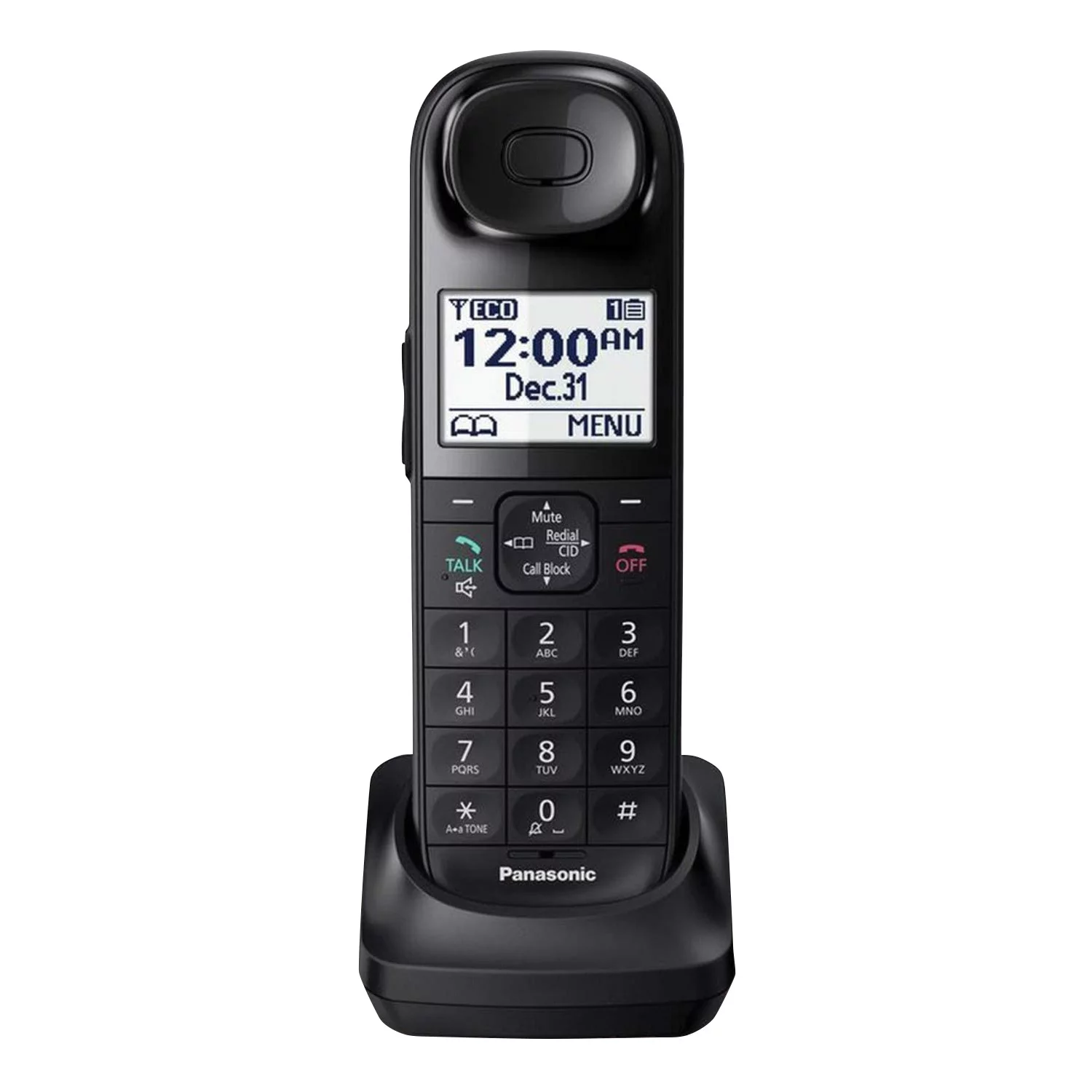 Panasonic KX-TGLA40B Dect 6.0 Additional Digital Cordless Handset For The KX-TGL43 Series