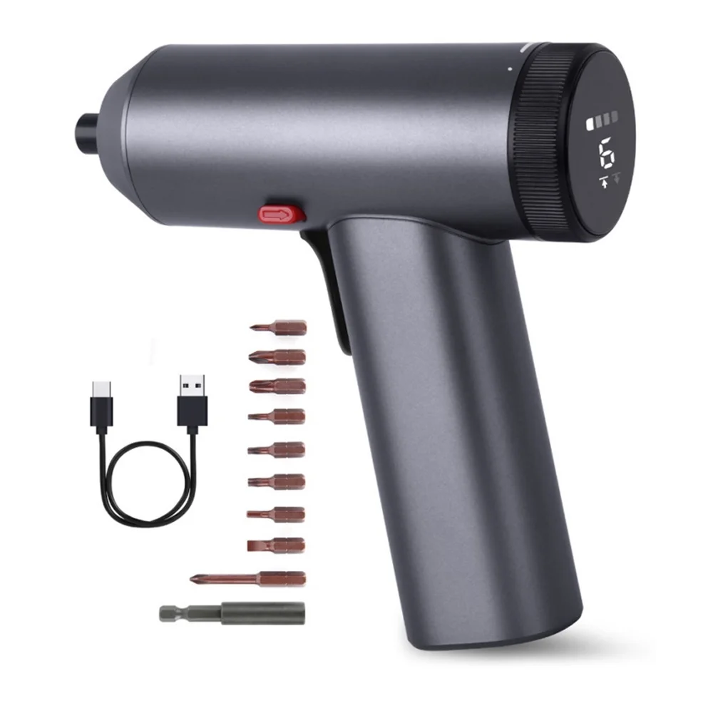 Dcenta 200rpm Screwdriver Bits Set Multifunctional Screwdrivers Repairing Tool Kit Electric Screw Driver for Mobilephones Computers Home Appliances