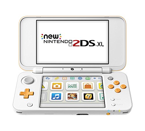 Nintendo New 2DS XL - White + Orange (Renewed)