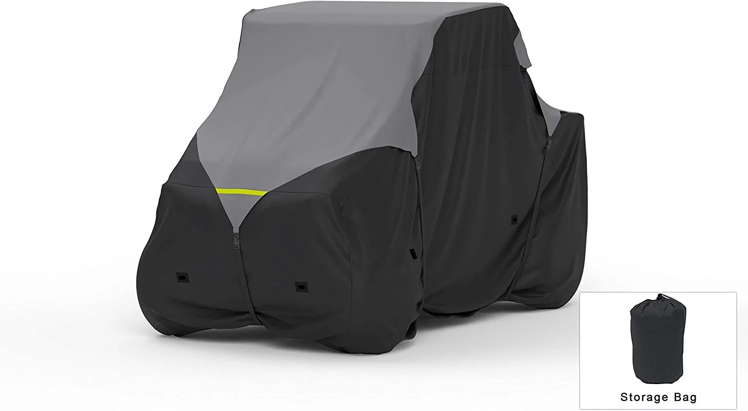 Weatherproof UTV Cover Compatible with 2002 Argo ATV Conquest 8x8 - Outdoor & Indoor - Water, Snow, Sun - Built-in Securing Straps - Trailerable - Includes Free Storage Bag
