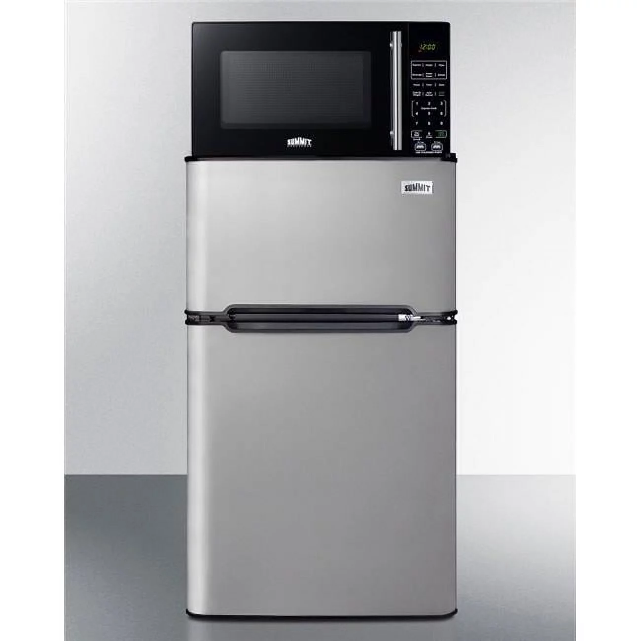 2 Door Microwave & Refrigerator-Freezer Combination with Allocator