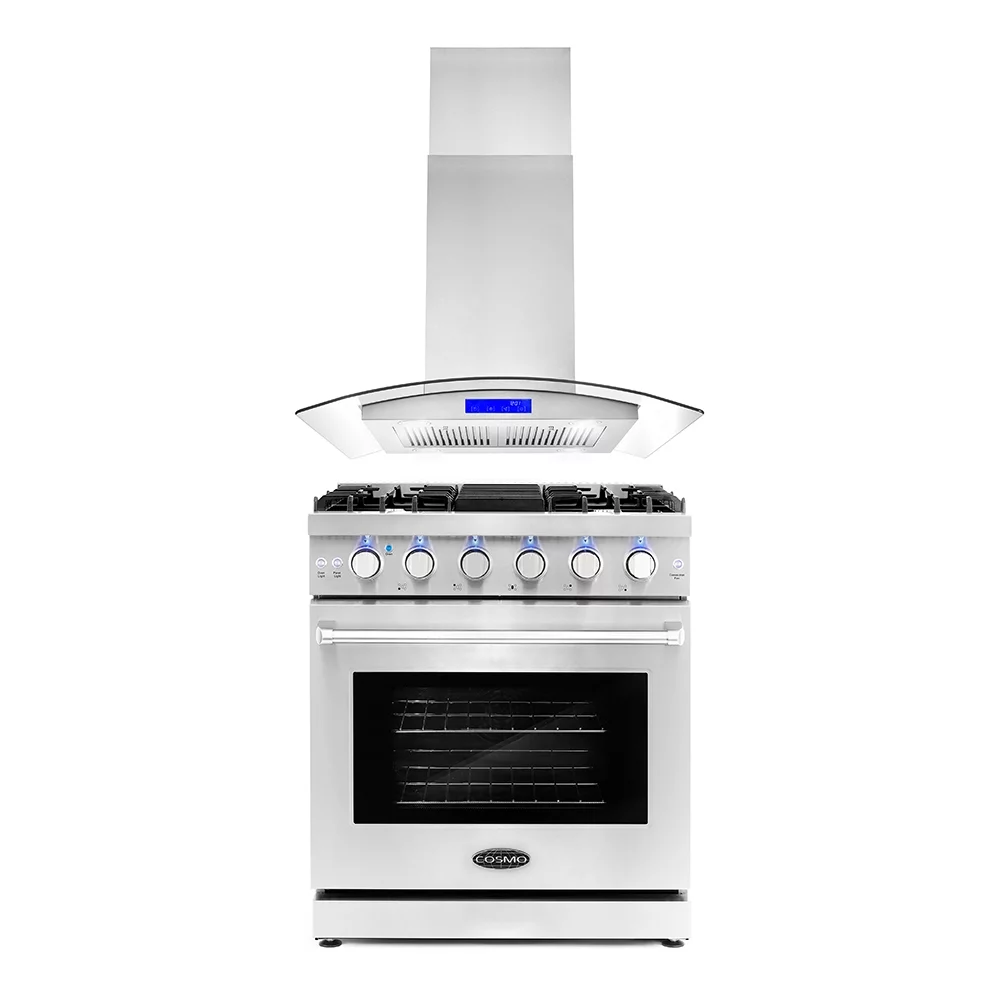 Cosmo 2 Piece Kitchen Appliance Package with 30