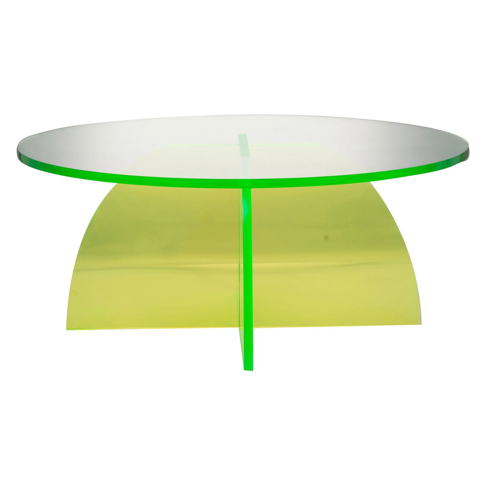 A & B Home Callie Acrylic Coffee Table