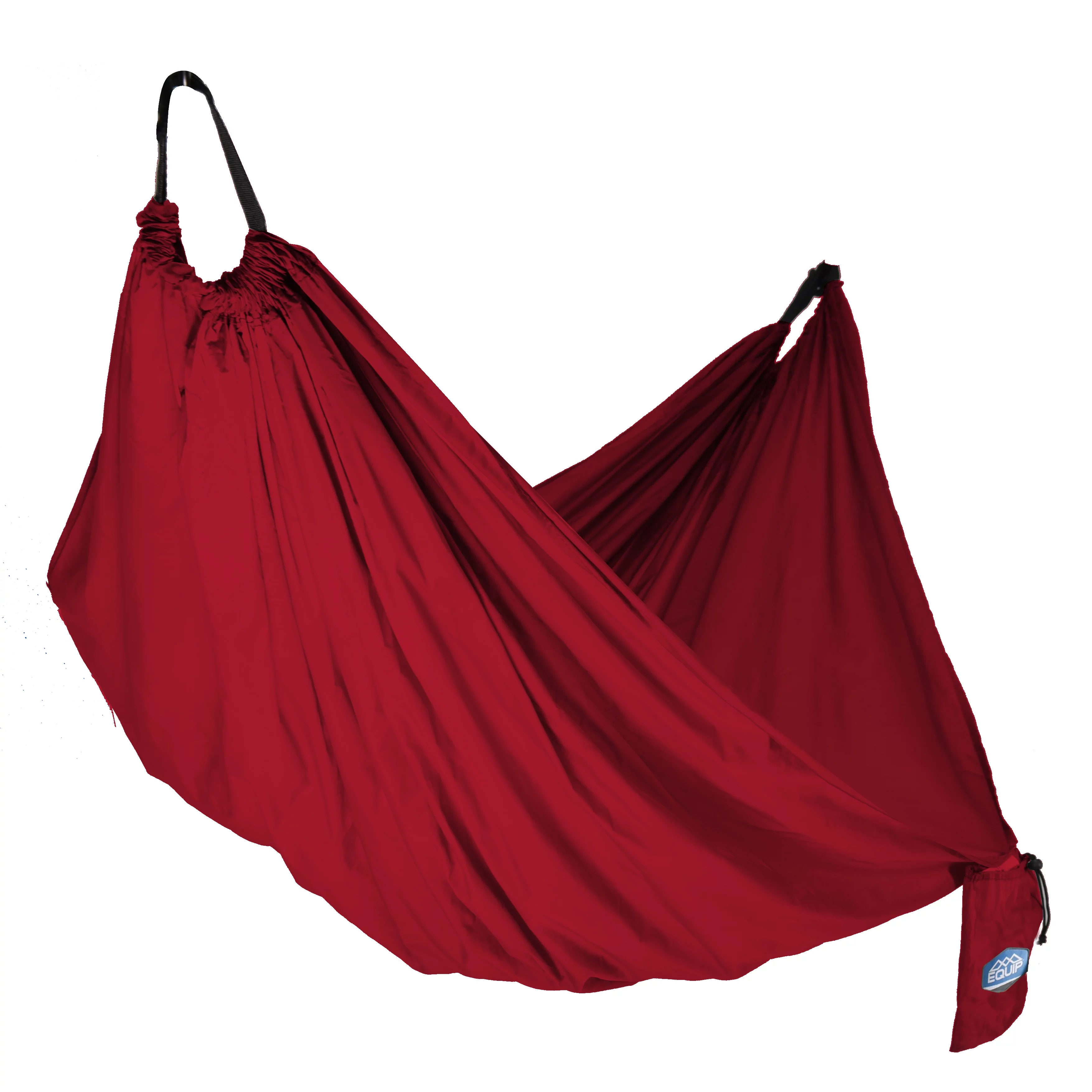 EQUIP Recycled Brick Red 1 Person Hammock Open Size 108
