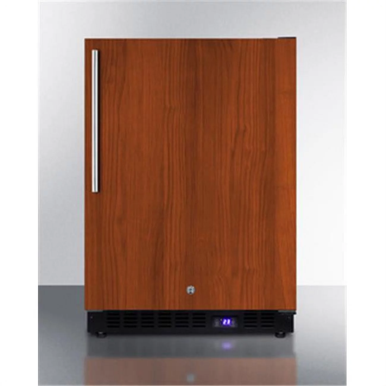 24 in. Freestanding Upright Counter Depth Freezer, Black