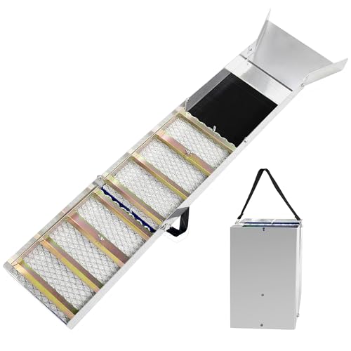 50.3inch Portable Folding Aluminum Alloy Sluice Box,Gold Sluice Equipment,Sluice Box for Gold Mining,Gold Panning Tools,Gold Prospecting and Mining Kit