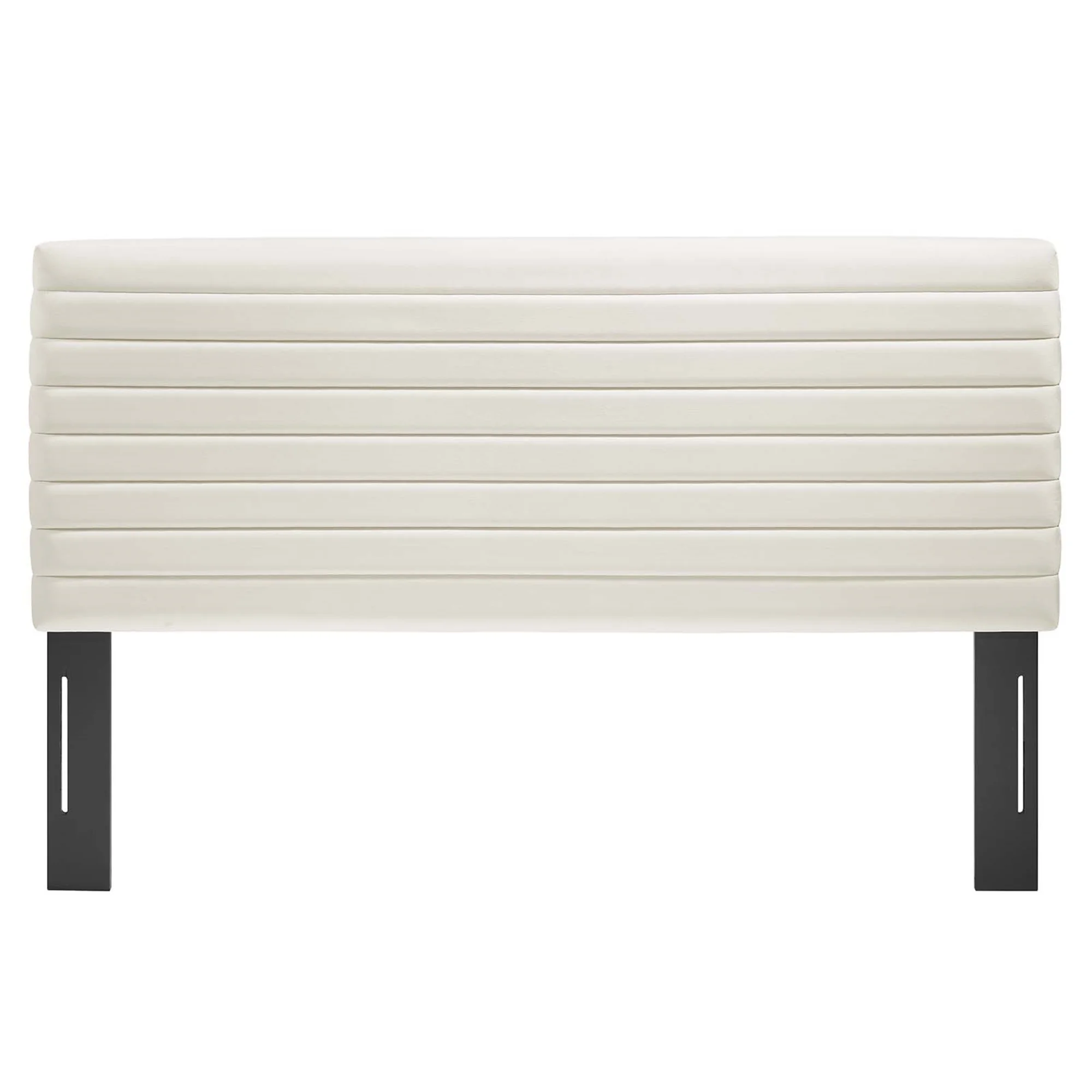 Modway Tranquil Performance Velvet King/California King Headboard in Ivory