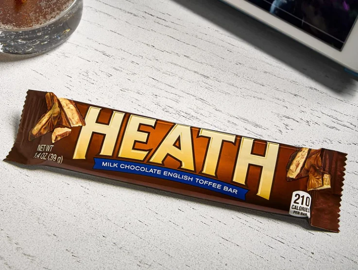 HEATH, Milk Chocolate English Toffee, Candy, Bulk Christmas, 1.4 oz, Bars, 18 Count(two pack)