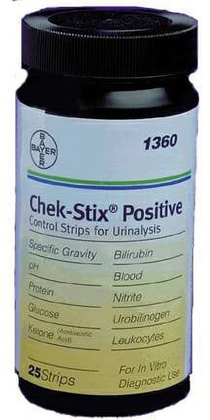 Urinalysis Control Strip Chek-Stix - Item Number 10310482BX