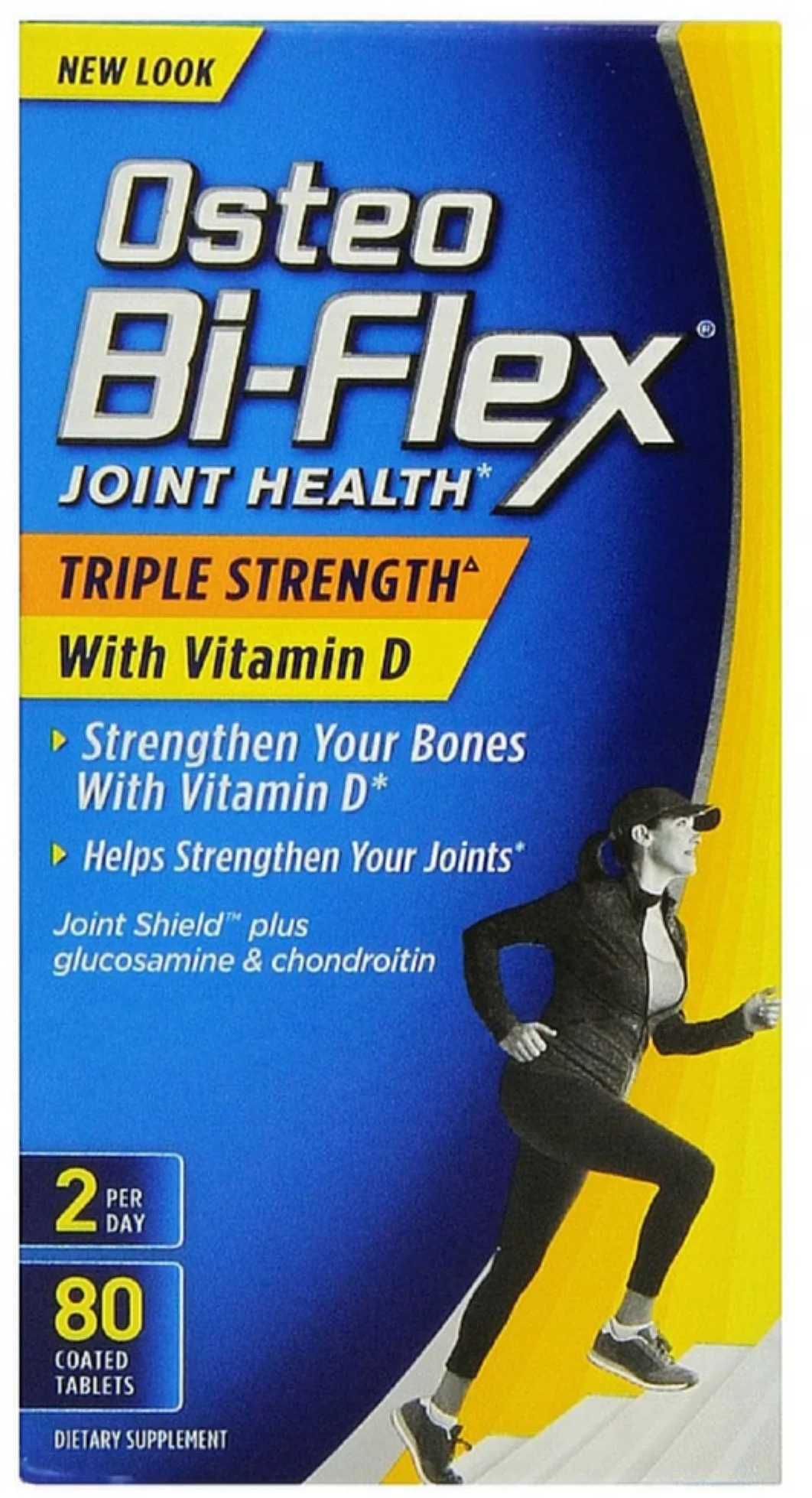 Osteo Bi-Flex Advanced Triple Strength with Vitamin D3, Caplets 80 ea (Pack of 2)