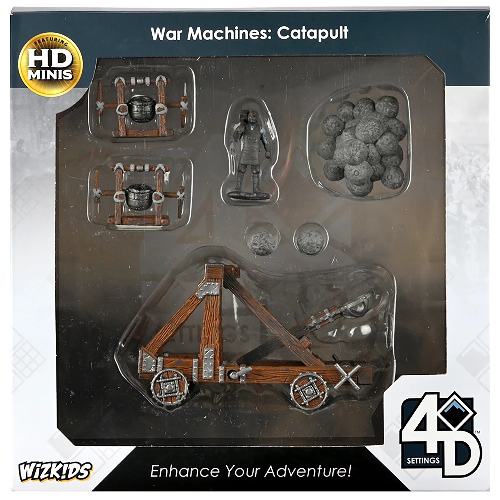 WizKids 4D War Machines: Catapult - Miniatures, RPG Tabletop Accessory