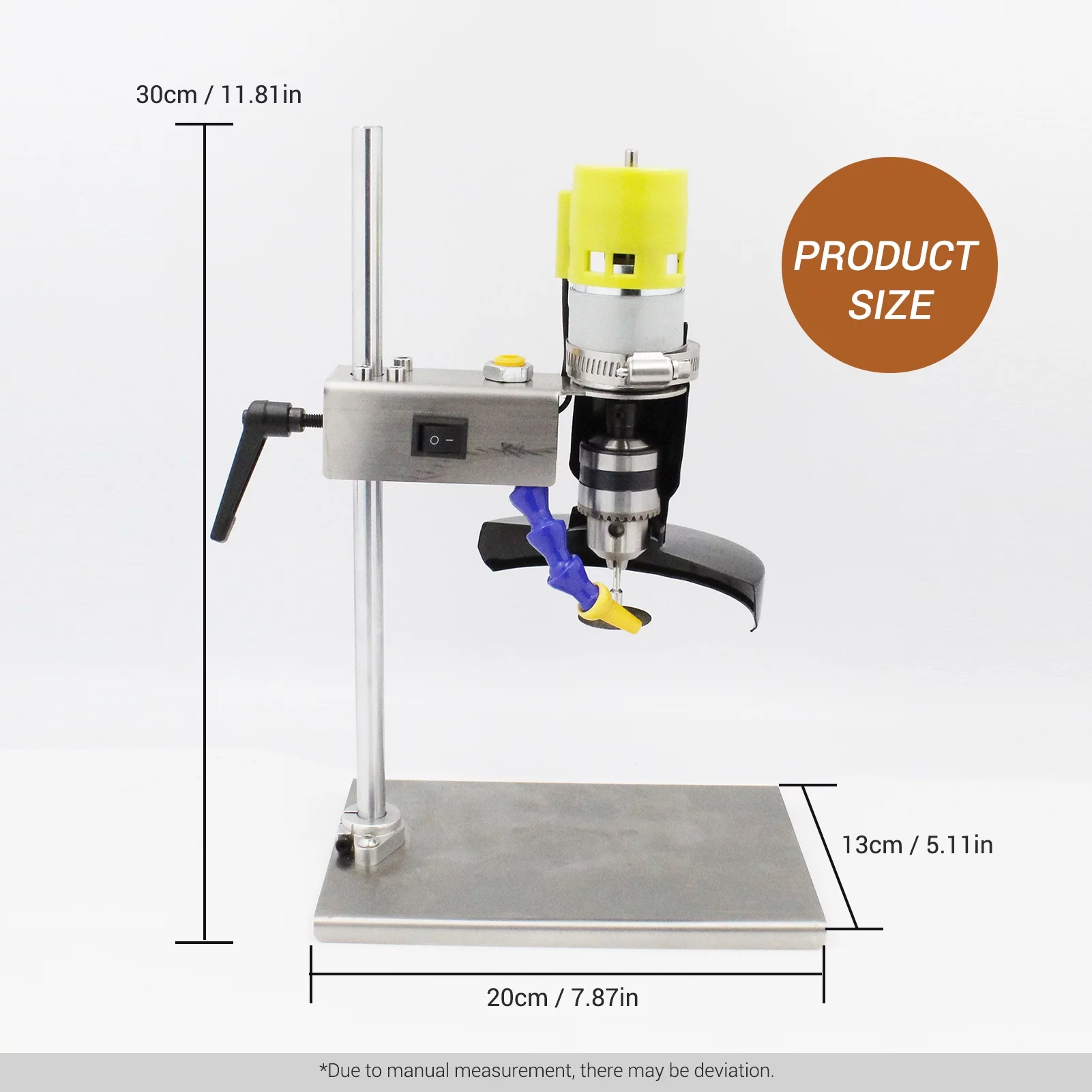 KKmoon Electric Glass Bottle Cutter Cutting Tool Cutting Machine with 7 Variable Speeds for DIY Flowerpot Round Oval Glass Bottles Craft