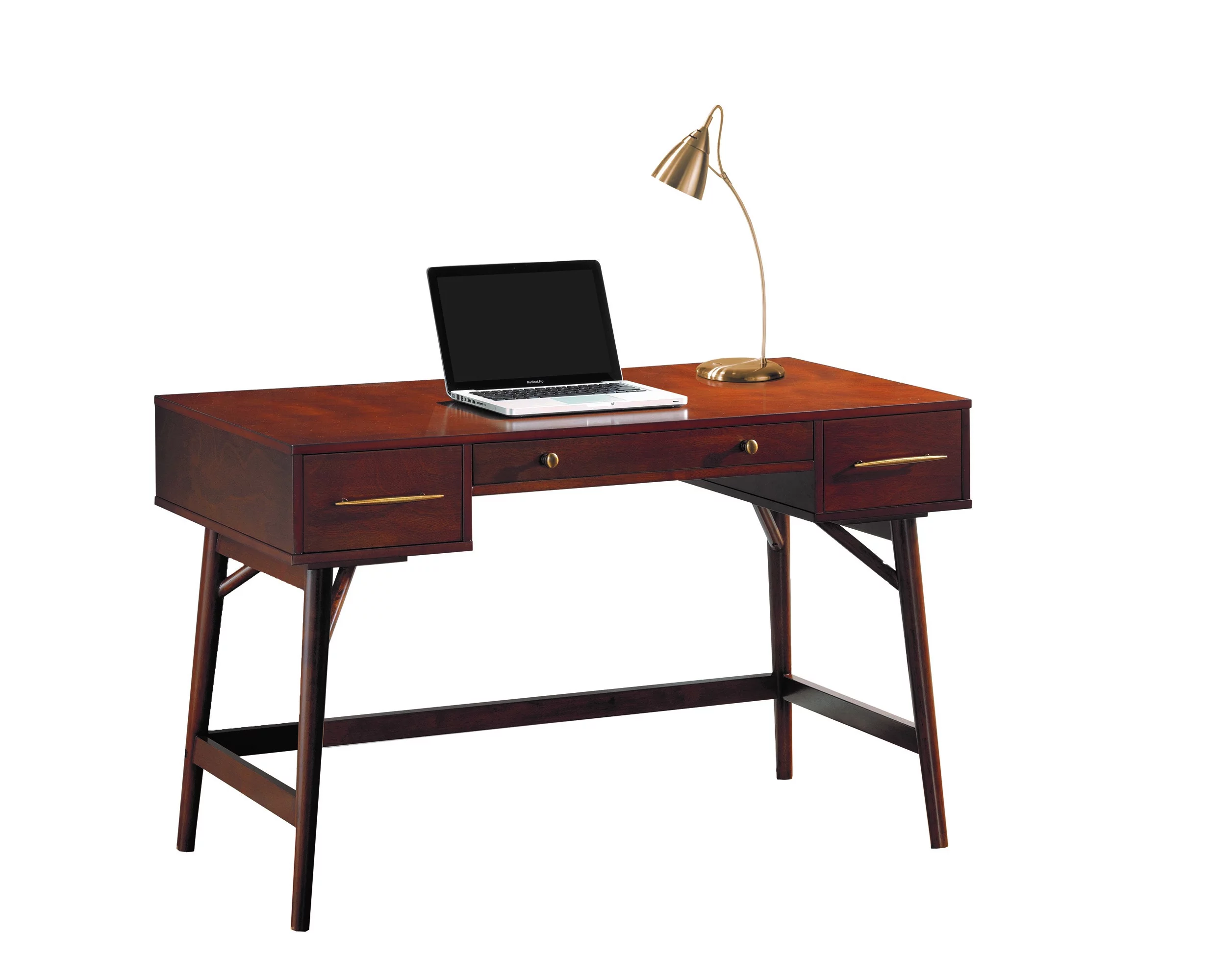 Mugga 3-drawer Writing Desk Walnut