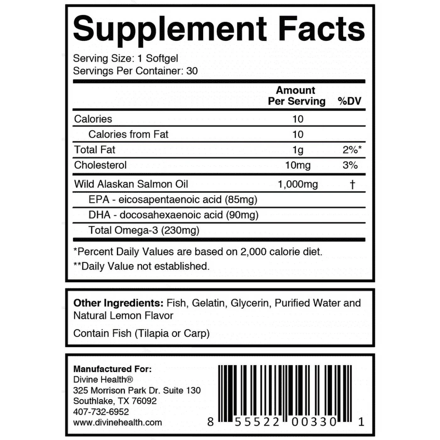 Dr. Colbert's Wild Alaskan Salmon Omega-3