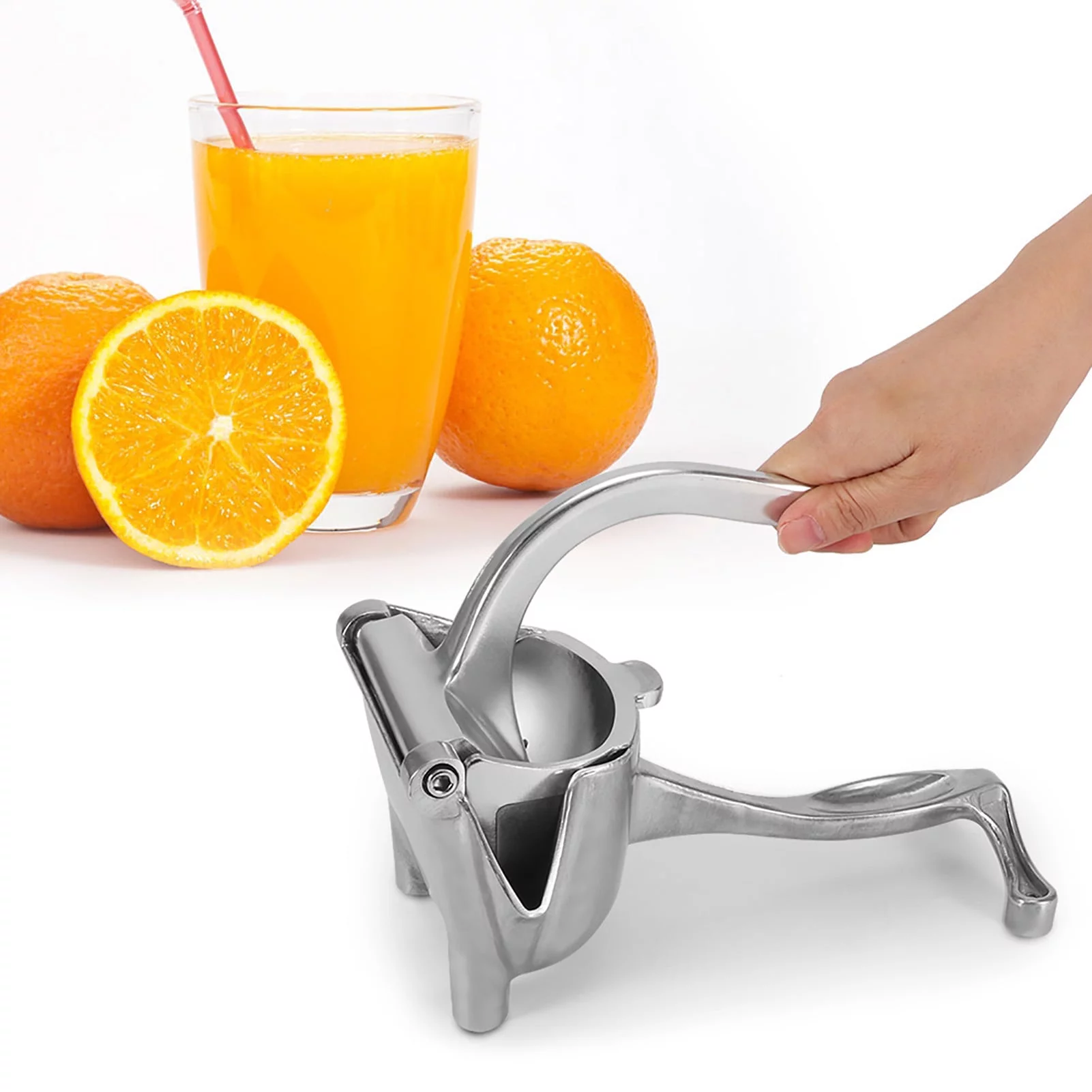 Manual Juicer Lemon Orange Squeezer Fruit Extractor, Aluminum Portable Extractor Squeezing Tool
