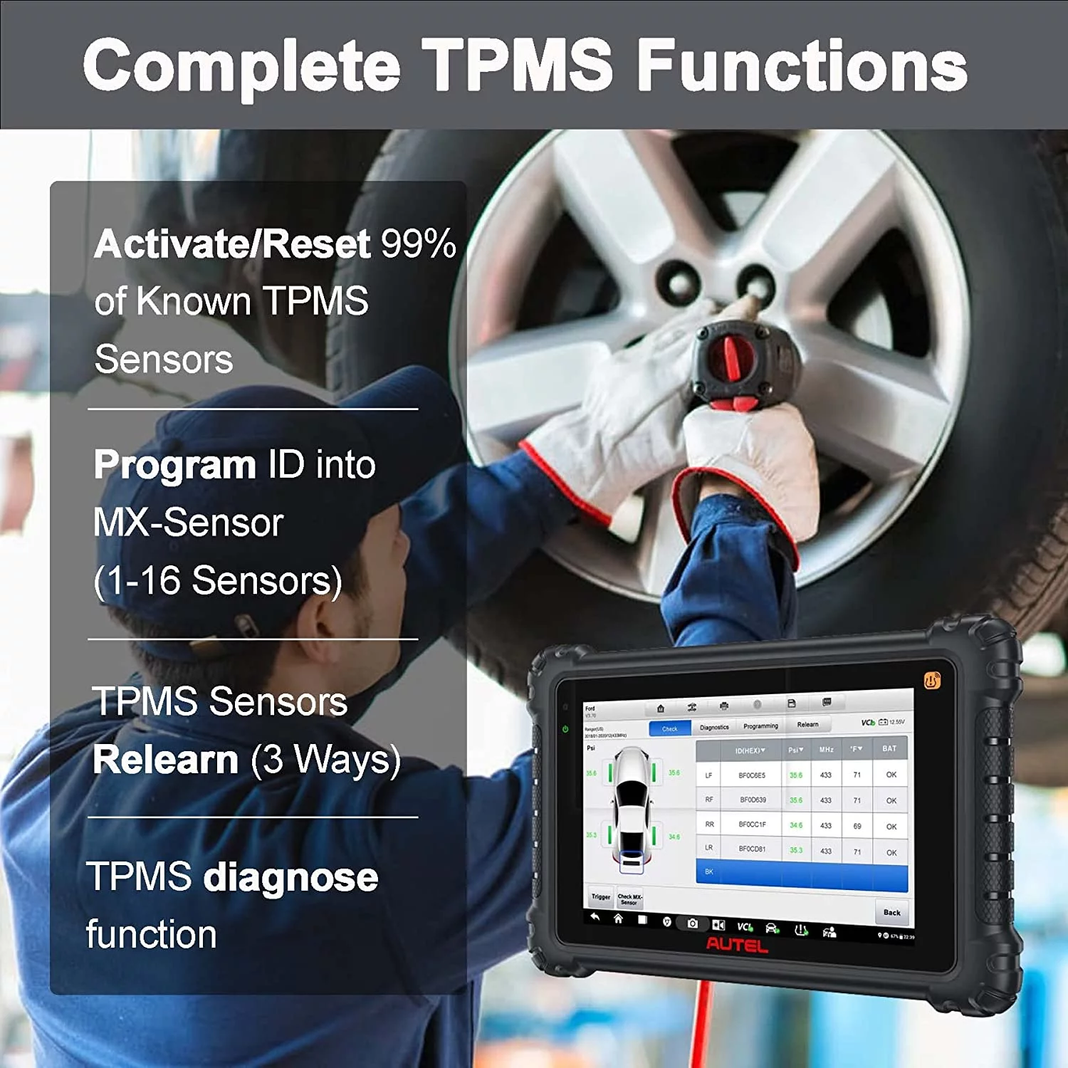Autel Scanner, Autel MS906 Pro-TS, Autel MaxiSys, 2022 Vehicle Full System Diagnostic Tool OBD2 Scanner ECU Coding Active Test Cloud Service 36+ Function Upgraded MS906S MS906PRO MS906BT MK906BT MK906