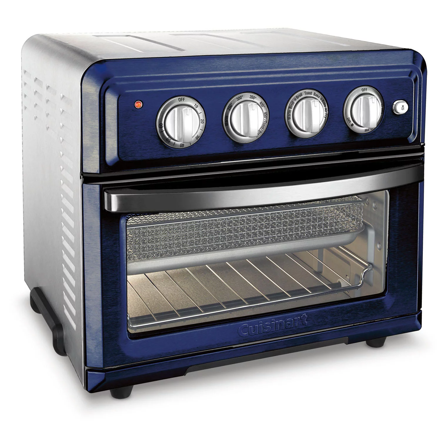 Restored Cuisinart TOA60NV Convection Toaster Oven Air Fryer with Light, Navy (Refurbished)