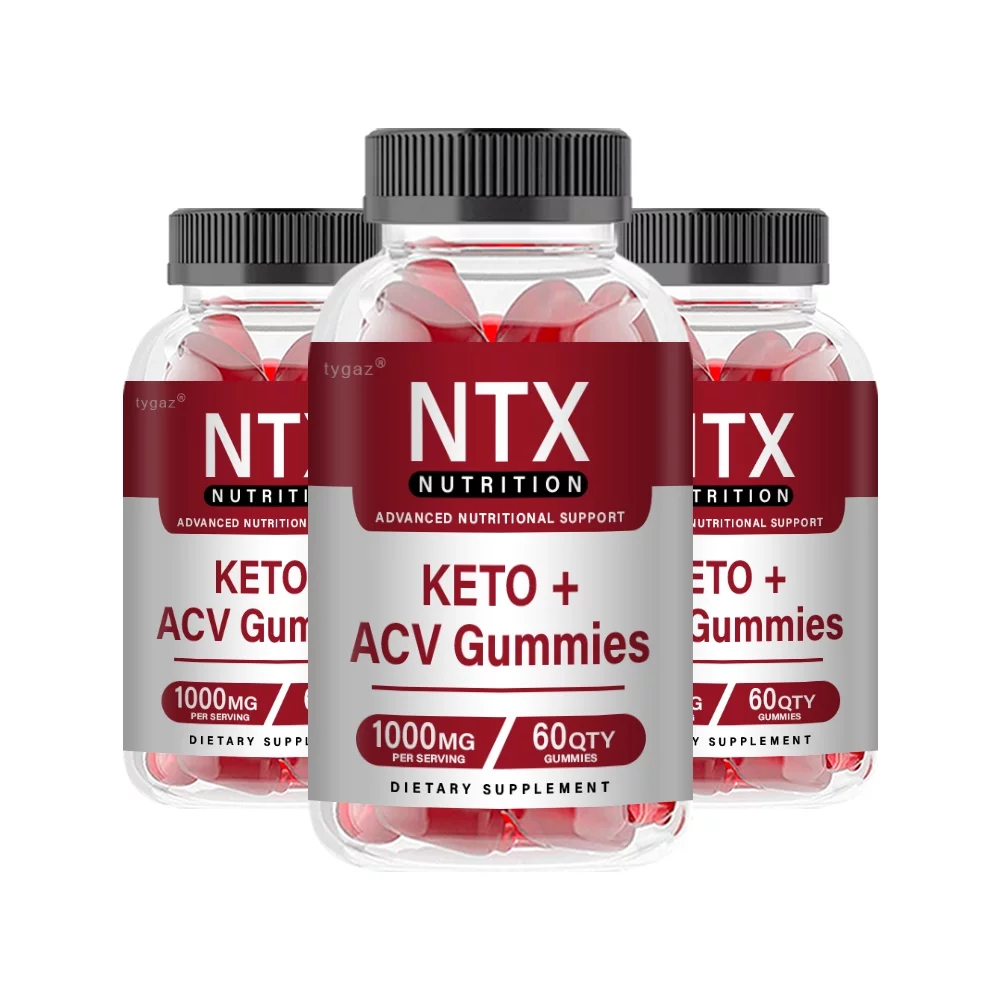 (3 Pack) NTX Gummies - NTX Nutrition, Advanced Nutritional Support Keto + ACV Gummies
