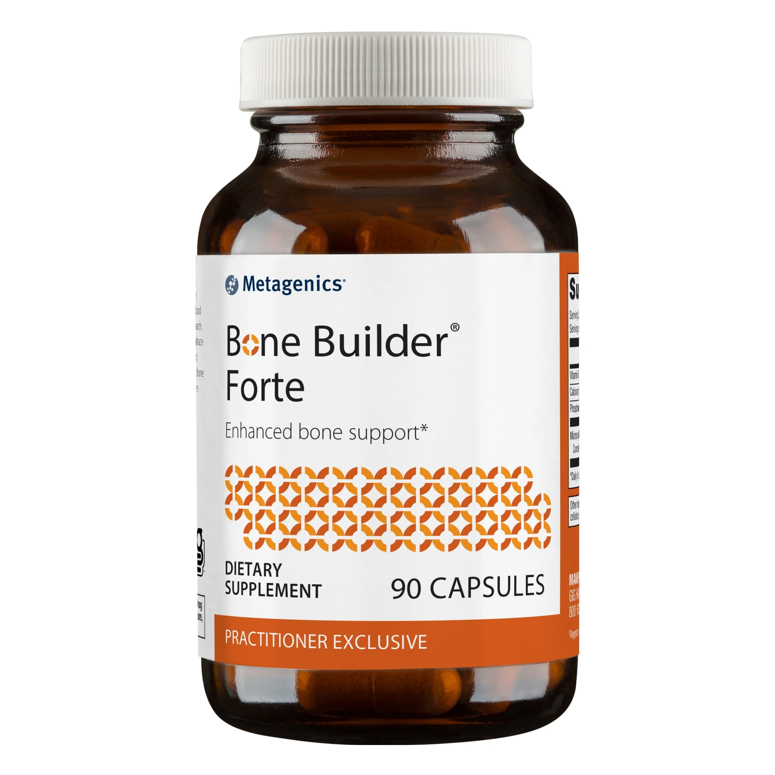 Metagenics Bone Builder Forte - MCHC Supplement - High-Absorption - 2000 IU Vitamin D - With Calcium & Phosphorus - Non-GMO & Gluten-Free - 90 Capsules
