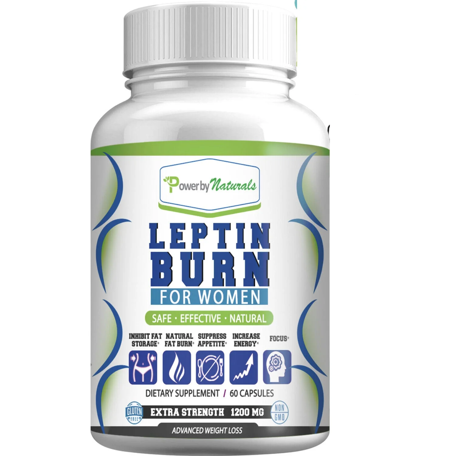 Leptin Burn for Women, Diet pills that work fast for women, Appetite Suppressant - 60 Capsules