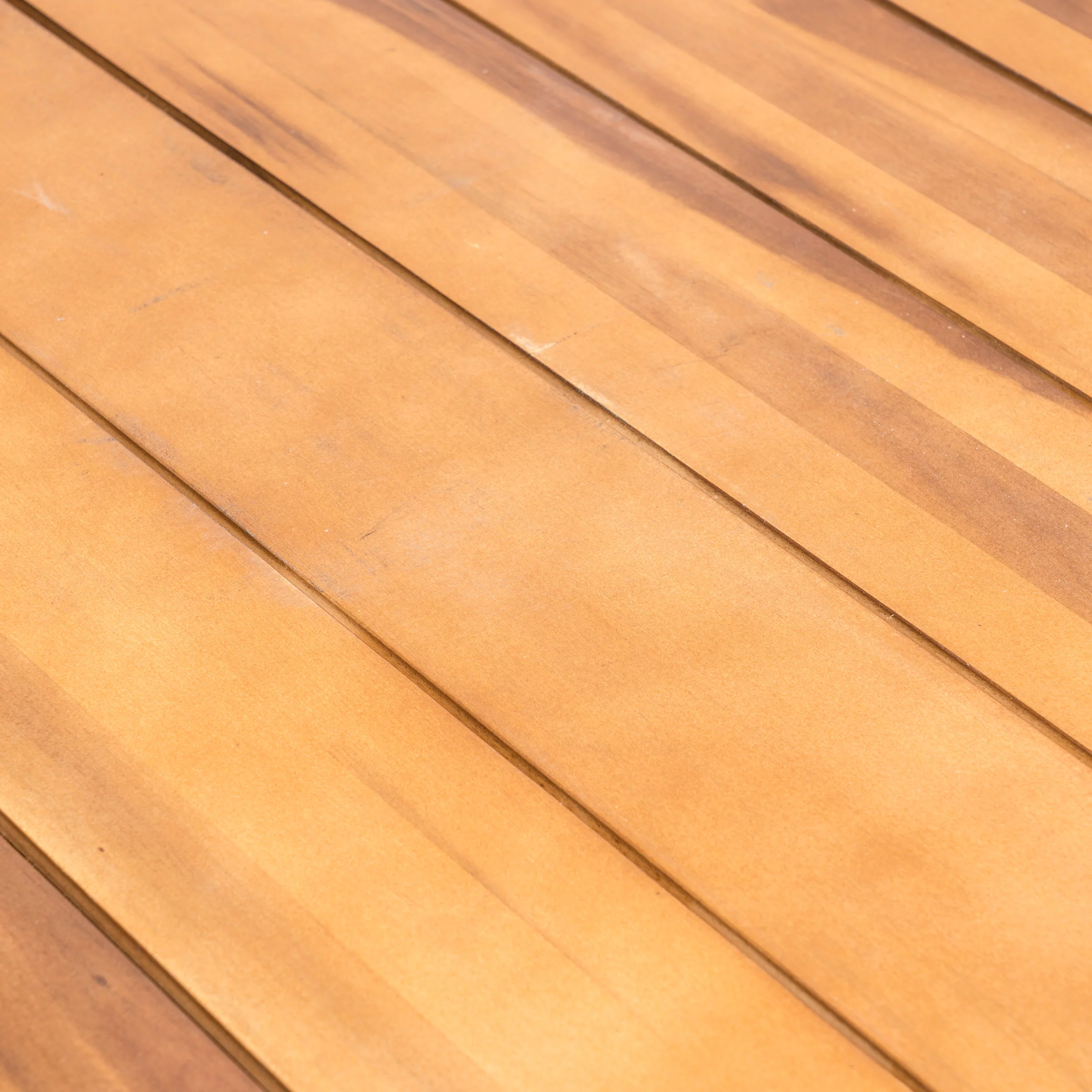 Outdoor 7 Piece Acacia Wood/Wicker Dining Set with Cushions, Multibrown, Beige, Teak